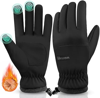 ihuan Thermal Cycling Gloves Men Women Warm Winter Gloves