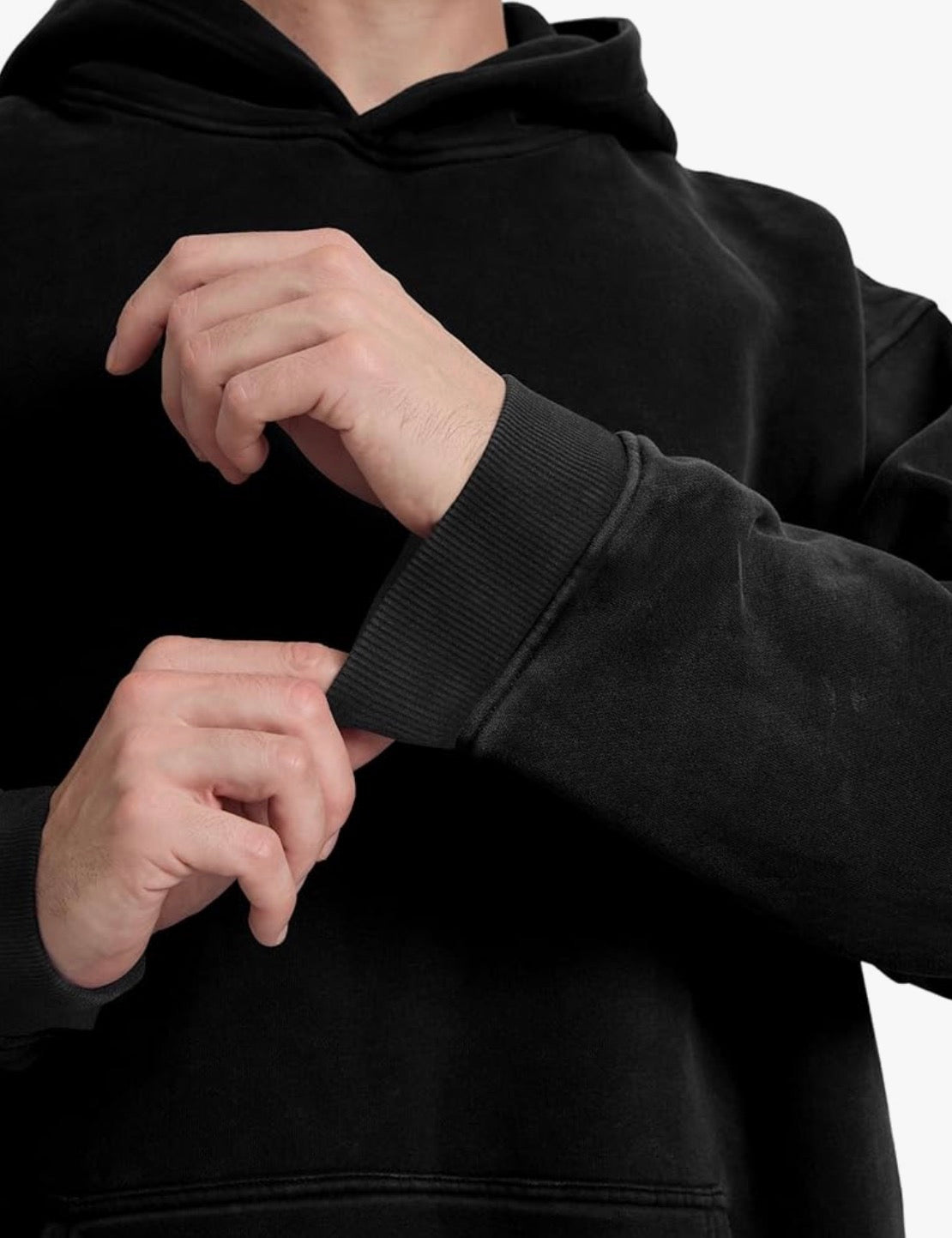 Dnzzs Acid Wash Hoodie Super Soft Sweatshirt for Mens Pullover Oversized