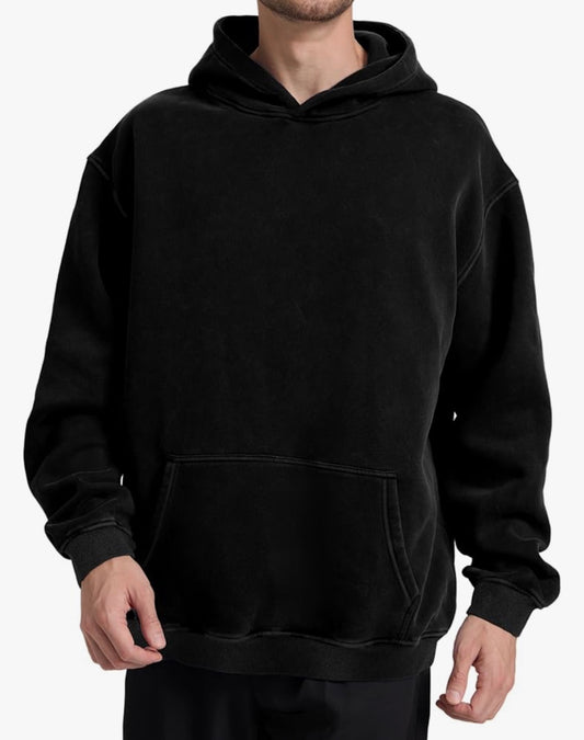 Dnzzs Acid Wash Hoodie Super Soft Sweatshirt for Mens Pullover Oversized
