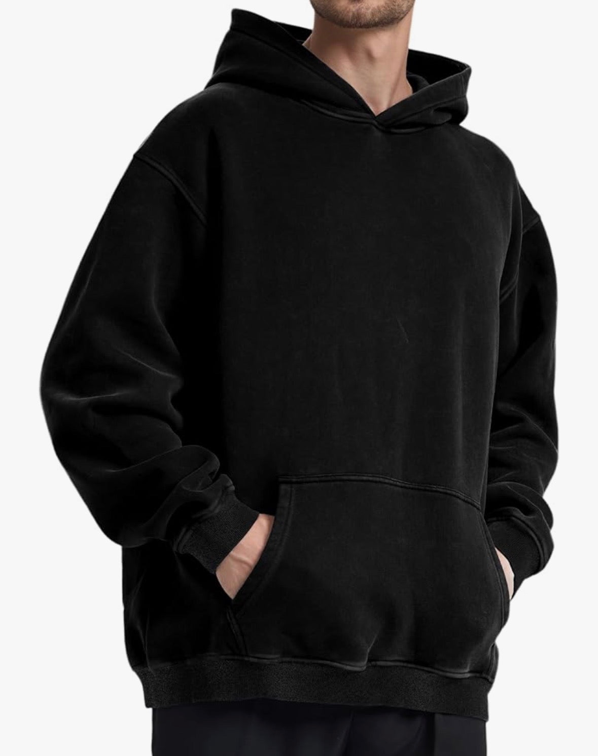 Dnzzs Acid Wash Hoodie Super Soft Sweatshirt for Mens Pullover Oversized